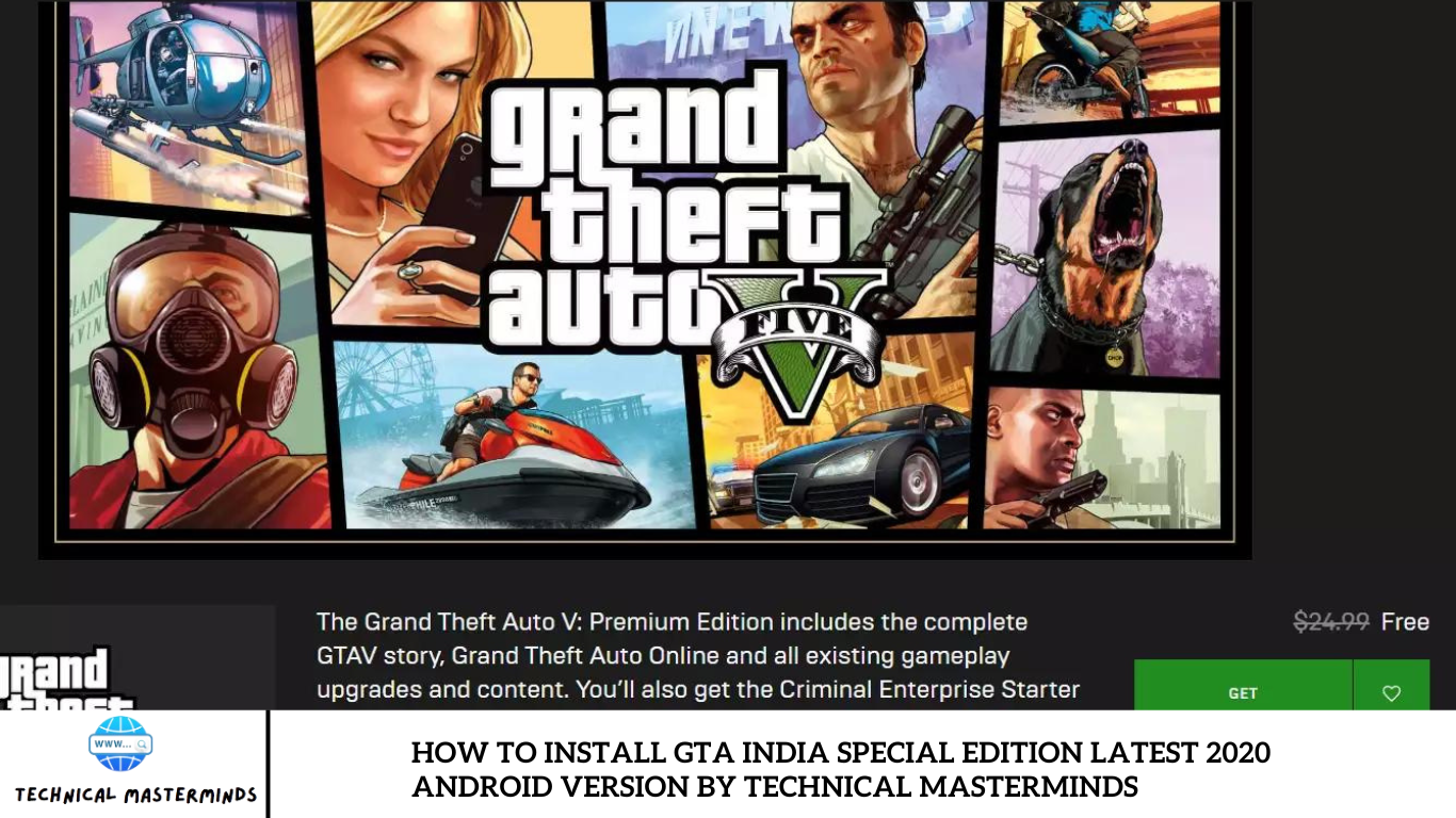 How to Install GTA India Special Edition Latest 2020 Android Version by Technical Masterminds