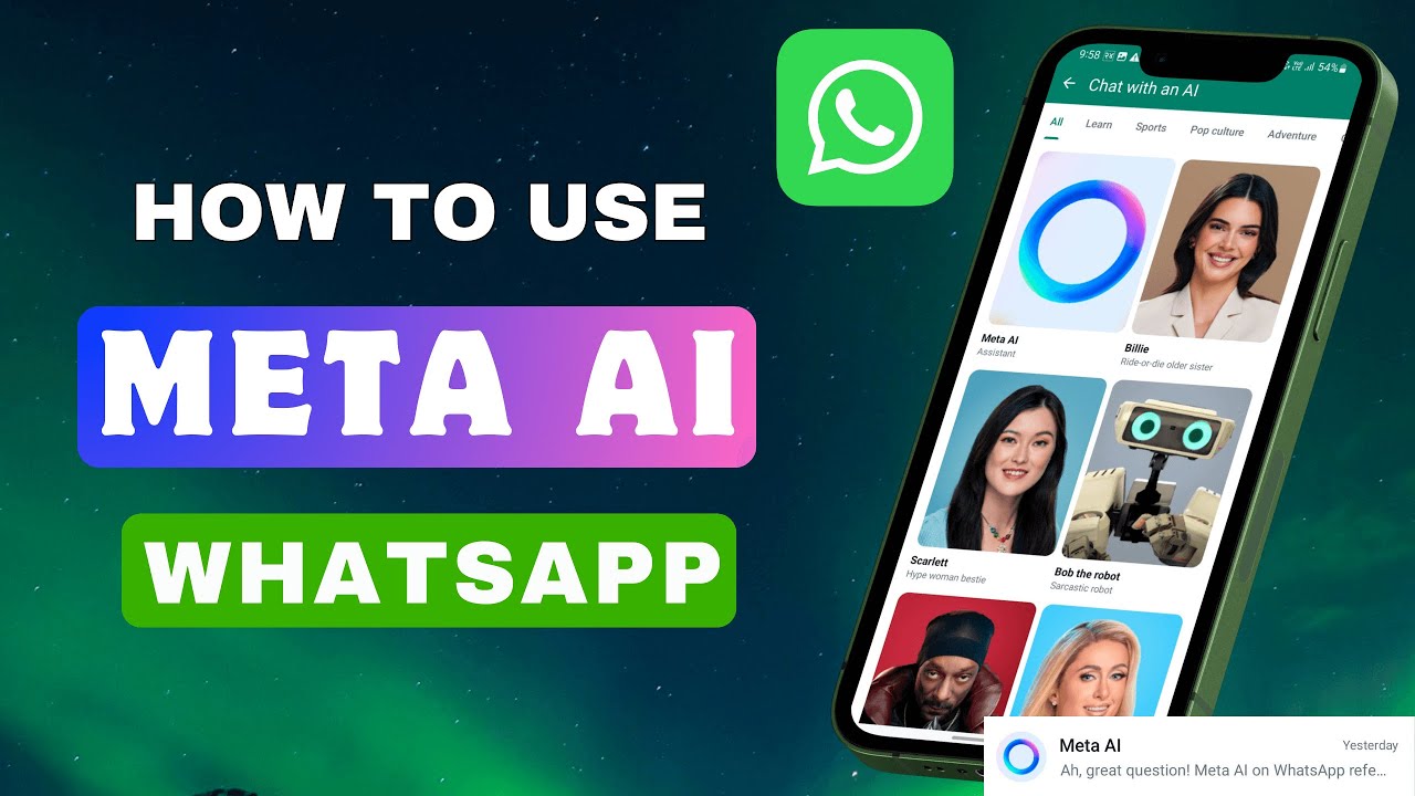 Use Meta AI on WhatsApp