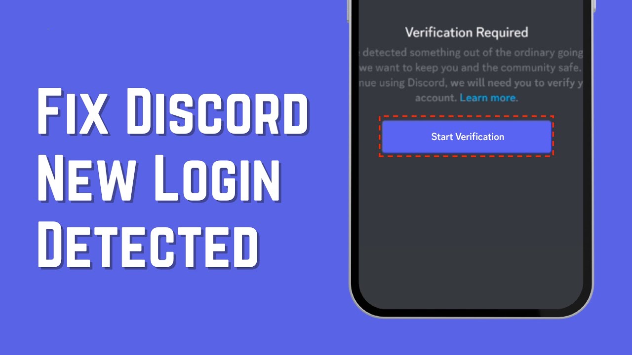 Fix New Login Location Detected Please Check Your Email on Discord