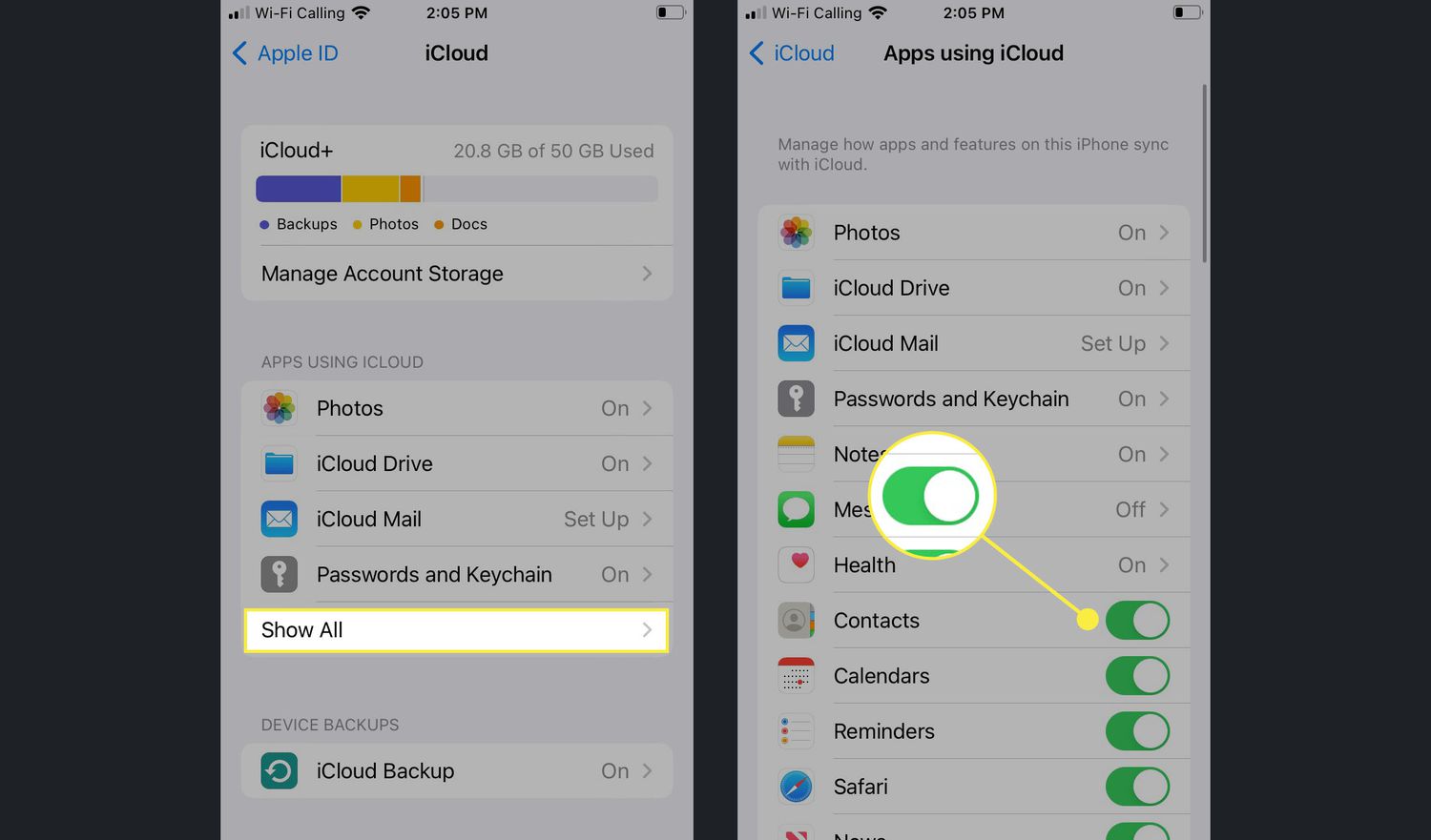 Get Contacts From iCloud to Android Phone