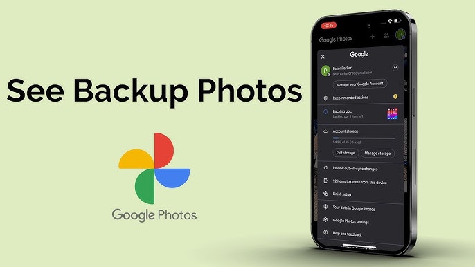 View Backup Photos in Google Photos